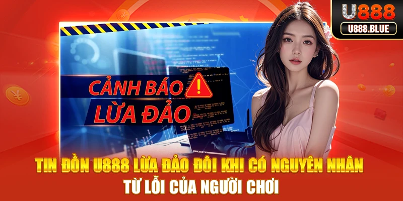 Tin đồn U888 lừa đảo đôi khi có nguyên nhân từ lỗi của người chơi Tin đồn U888 lừa đảo đôi khi có nguyên nhân từ lỗi của người chơi